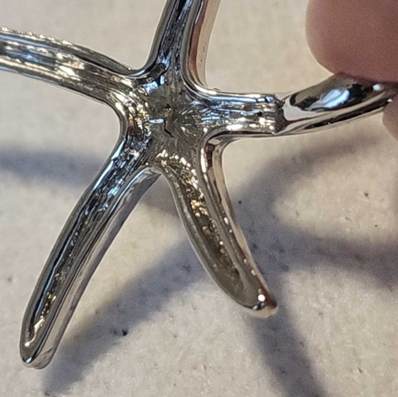 Charms set of 5, silver tone with crystals, including chain, NWOT - Picture 6 of 16